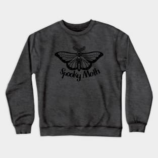 Night Spooky Moth Crewneck Sweatshirt